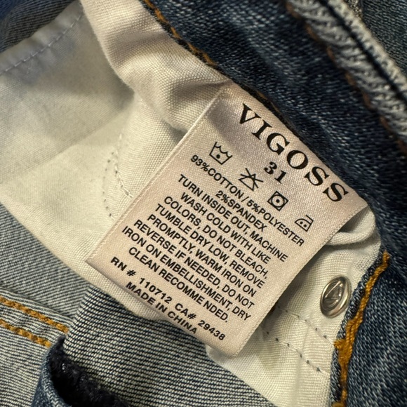 NWOT Vigoss Skinny Jeans size 12/31 - Picture 6 of 9